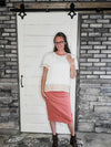 Pink Clay Remi Skirt