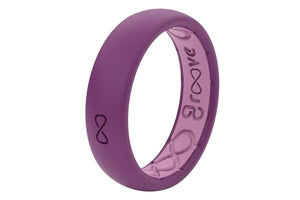Groove - Thin Solid Ring - Lilac